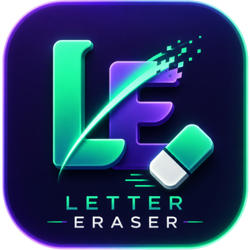 Letter Eraser Logo